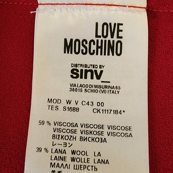 Love Moschino Sheath with Zippered Shoulders - Picture 8 of 10